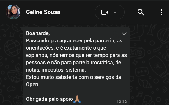 Depoimento de Celine Sousa